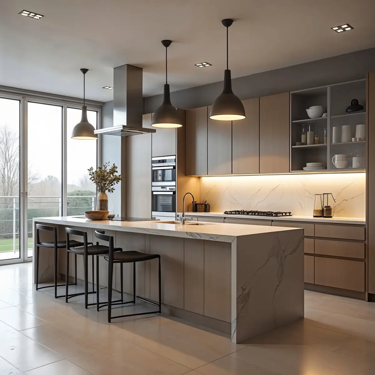 Kitchen remodel completed by OCD Building & Remodeling in West Michigan